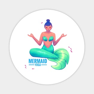 Mermaid yoga Magnet